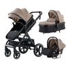 3-in-1 Multifunktionaler Kinderwagen – Hochliegender, Leichter & Zusammenklappbarer